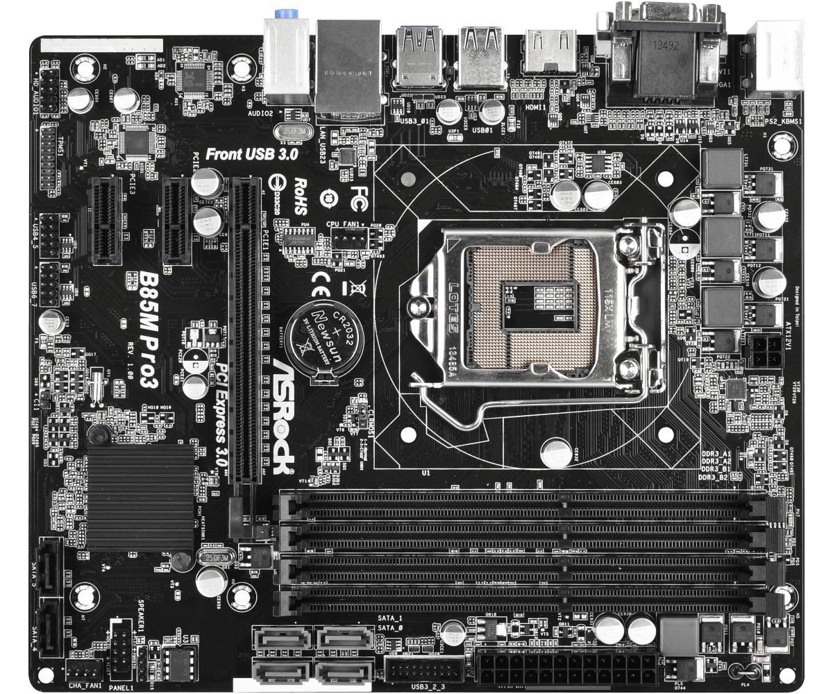 Системная плата asrock b85m btc обзор